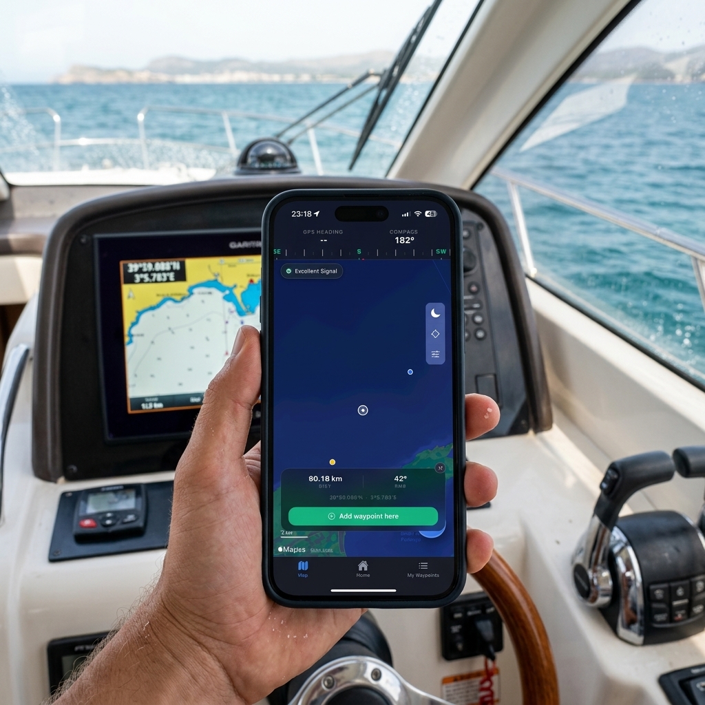 Cómo Exportar Waypoints del Plotter del Barco al Móvil (Sin Perder tus Marcas de Pesca)