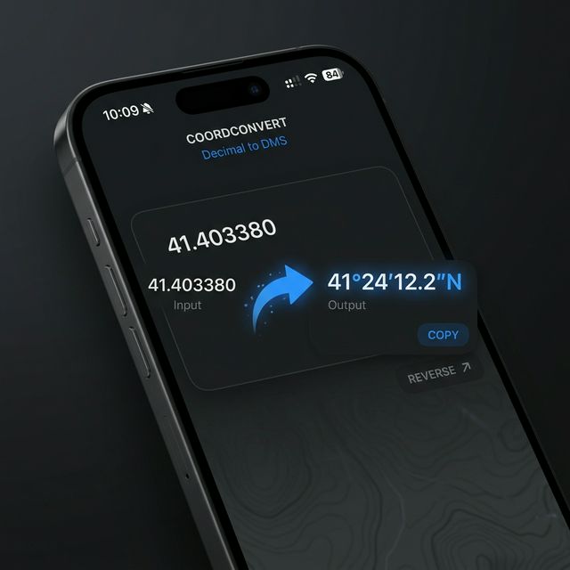 Conversión DD a DMS