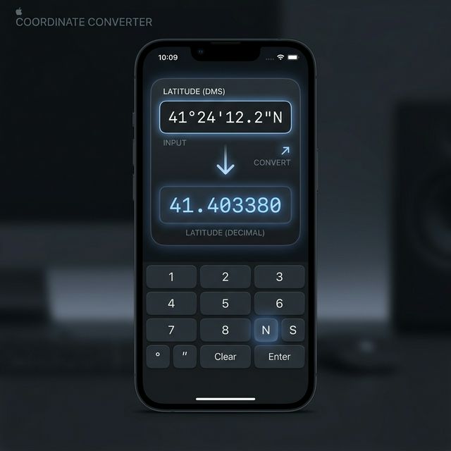 Conversión DMS a DD