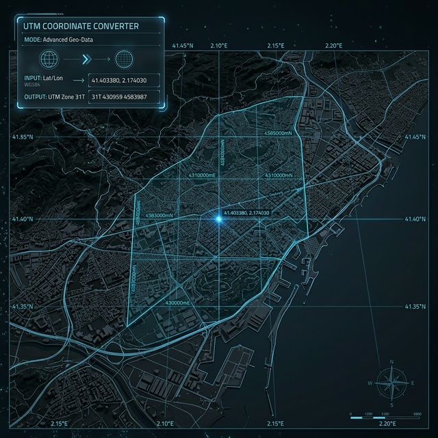 Conversión de coordenadas UTM