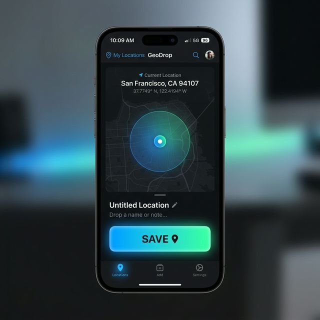Die  CAPTA-Oberfläche  beim  Speichern  eines  Standorts