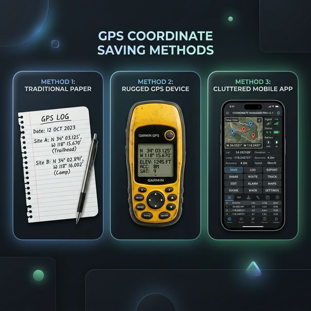 Vergleich  der  Methoden  zum  Speichern  von  Standorten